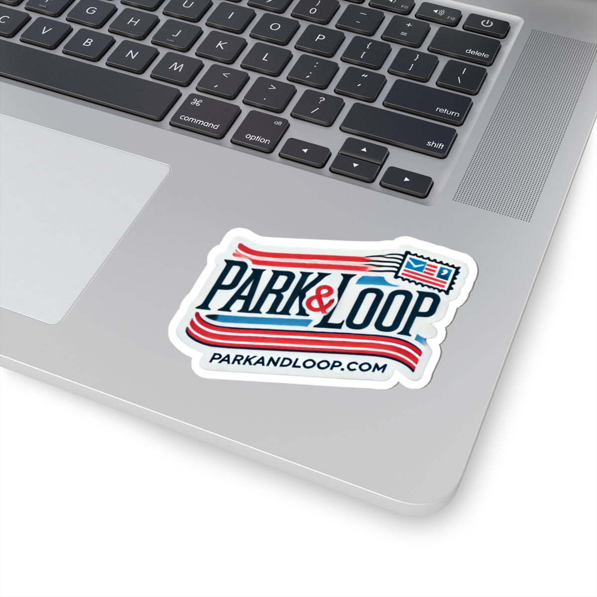 Park and Loop Postal Sticker