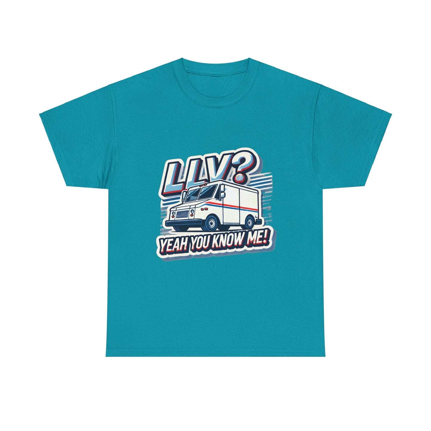 Postal Worker Tee - Unisex Heavy Cotton Shirt - LLV Yeah You Know Me Design