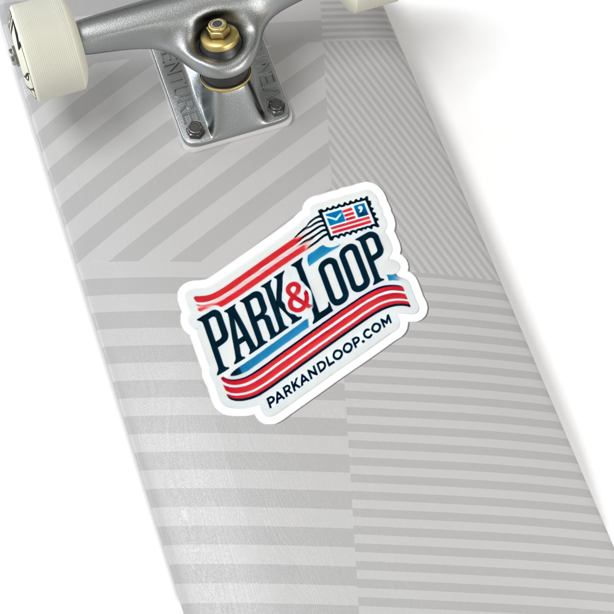 Park and Loop Postal Sticker