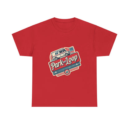 Park and Loop Postal Worker Mail Carrier Unisex Heavy Cotton Tee