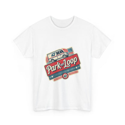 Park and Loop Postal Worker Mail Carrier Unisex Heavy Cotton Tee