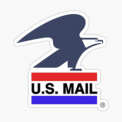 U.S. Mail (Old Logo) Sticker - Sticker Graphic - Auto, Wall, Laptop, Cell, Truck Sticker for Windows, Cars, Trucks