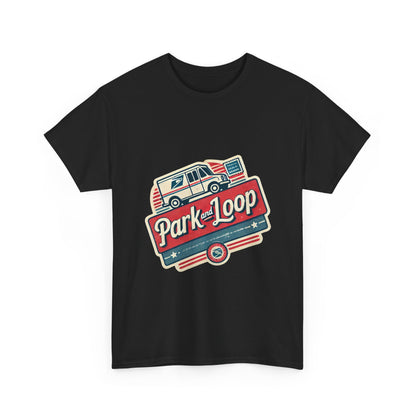 Park and Loop Postal Worker Mail Carrier Unisex Heavy Cotton Tee