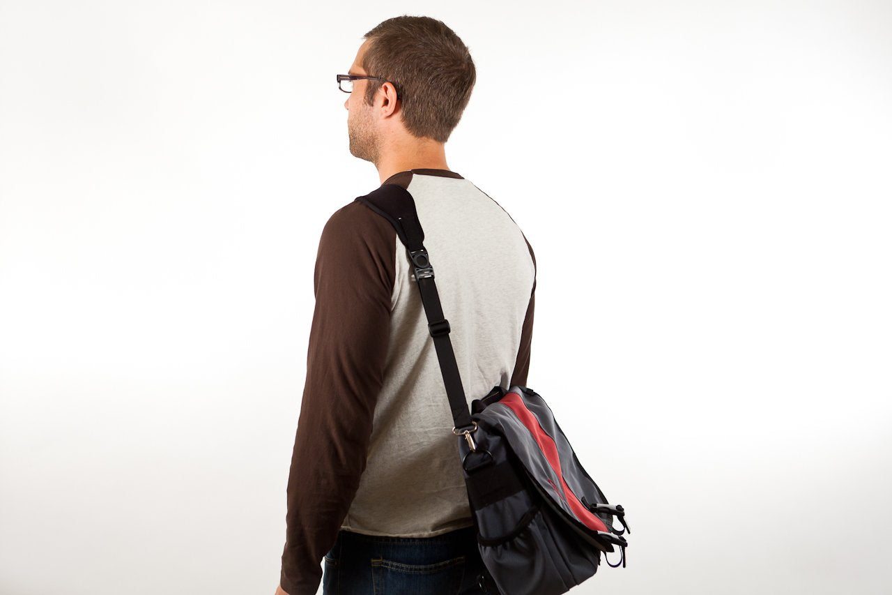 Ultra Comfortable Ergonomic Bag Strap with Cushioned Shoulder Pad. Fits Duffle, Messenger, Laptop, Gym Bag