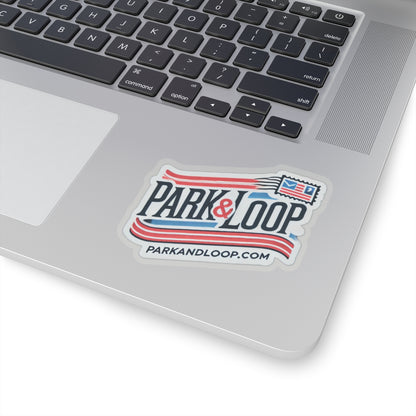 Park and Loop Postal Sticker